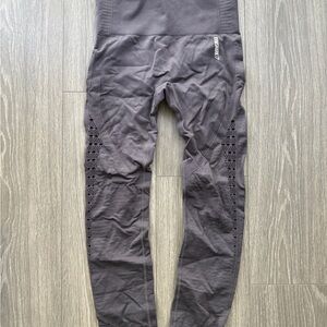 Gymshark Gray Leggings with Cutouts